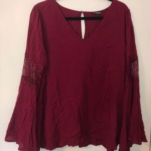 Long sleeve blouse
